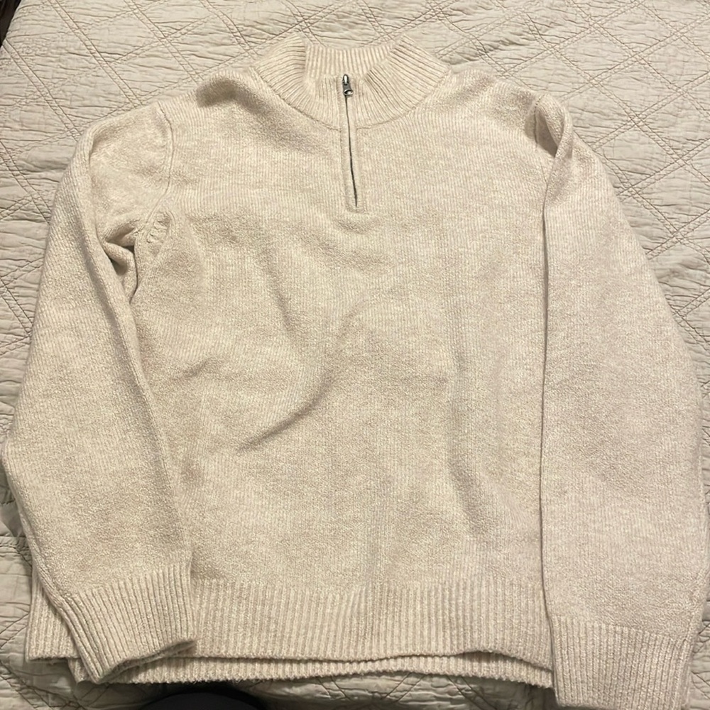 Amazon Essentials Men's Long-Sleeve Soft Touch Quarter-Zip Sweater nwot XL